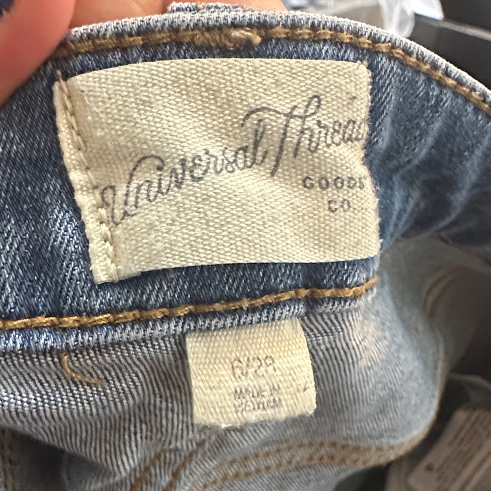 Universal Thread Light Blue Ripped Jean Shorts - Picture 5 of 5